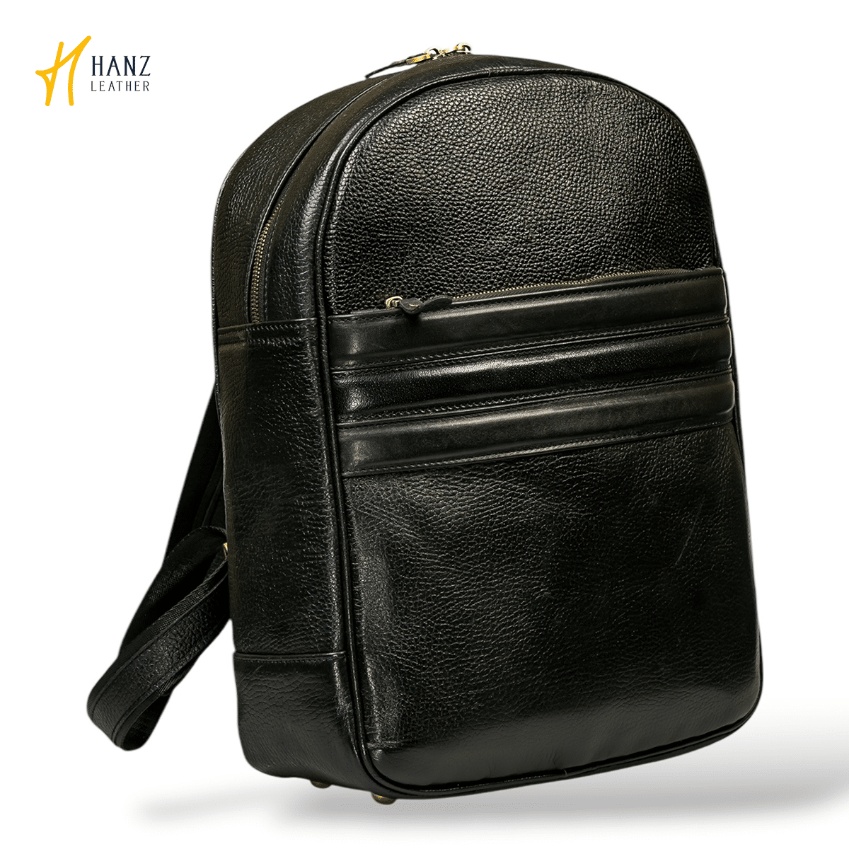 black backpack2 کوله پشتی چرمی کد 4110