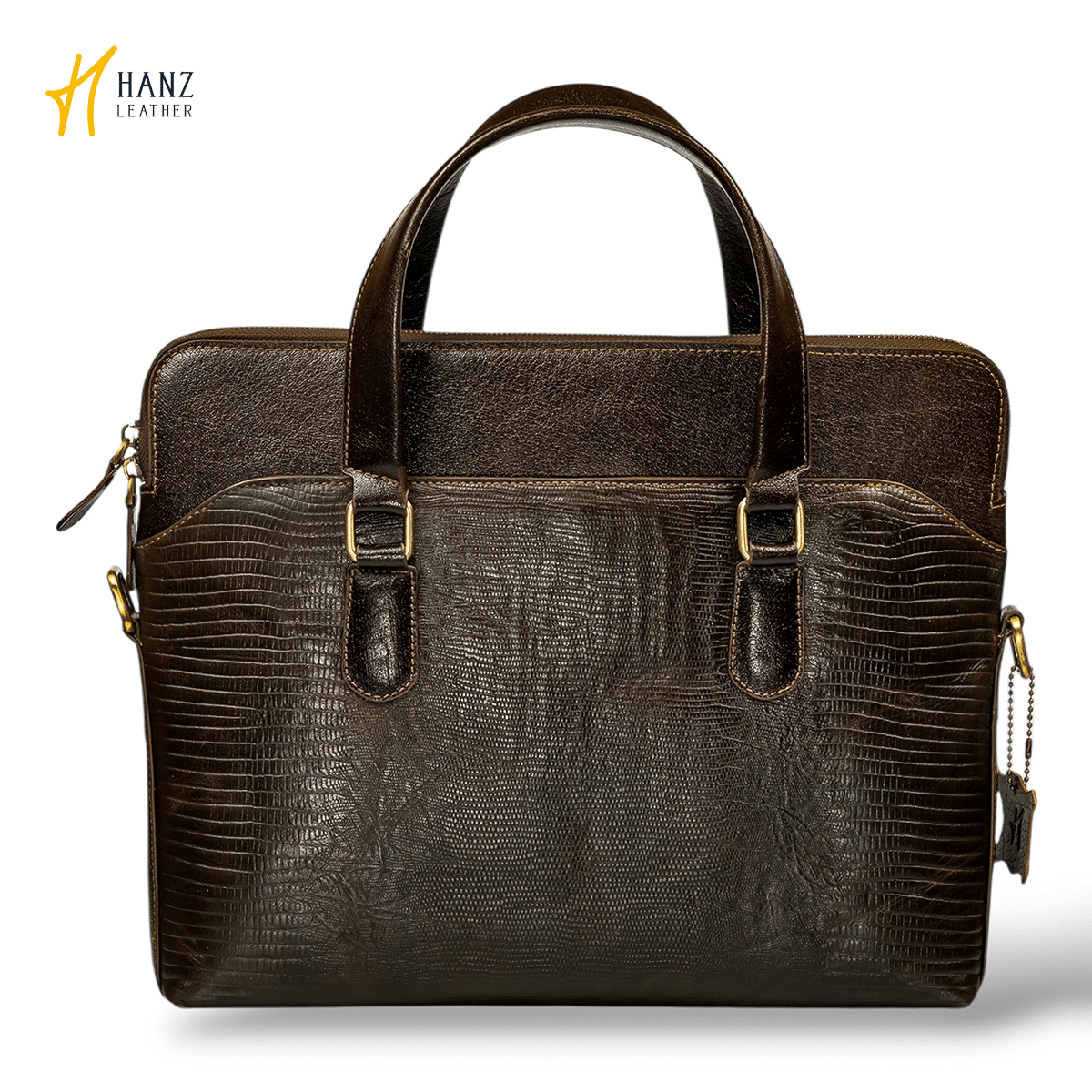 brown formal bag کیف اداری Unisex کد 332